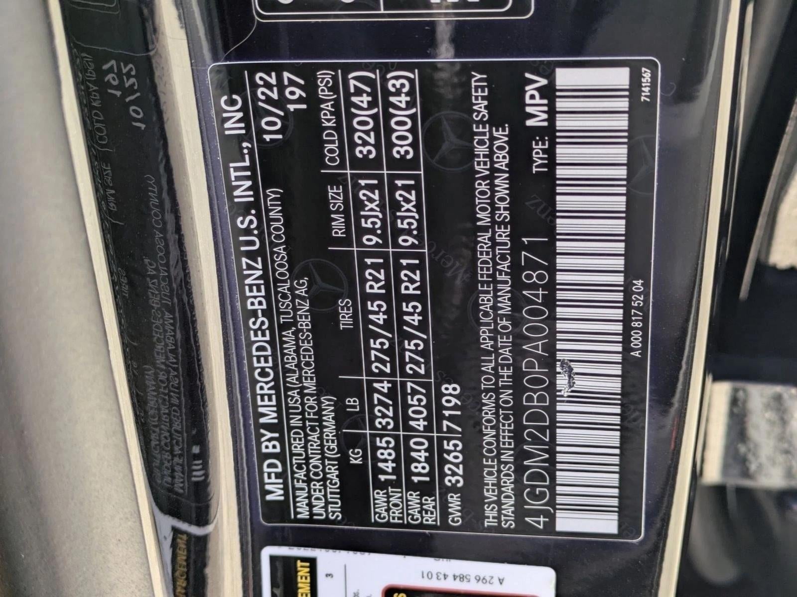 2023 Mercedes-Benz EQS EQS 450+ SUV