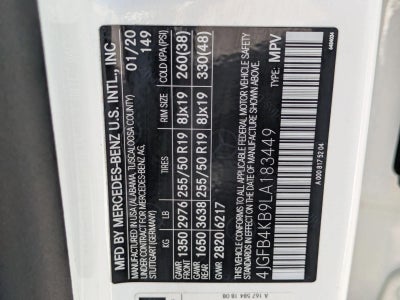 2020 Mercedes-Benz GLE GLE 350 4MATIC® SUV