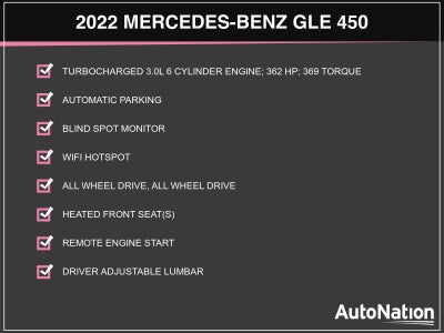 2022 Mercedes-Benz GLE GLE 450 4MATIC® SUV