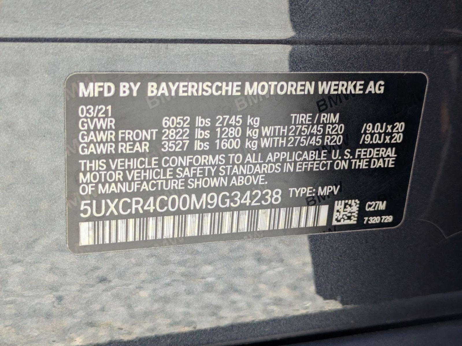 2021 BMW X5 sDrive40i Sports Activity Vehicle