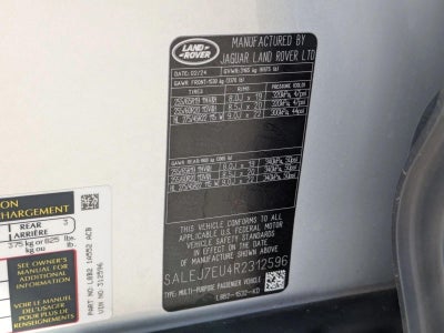 2024 Land Rover Defender 110 P400 S