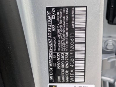 2024 Mercedes-Benz C-Class C 300 Sedan