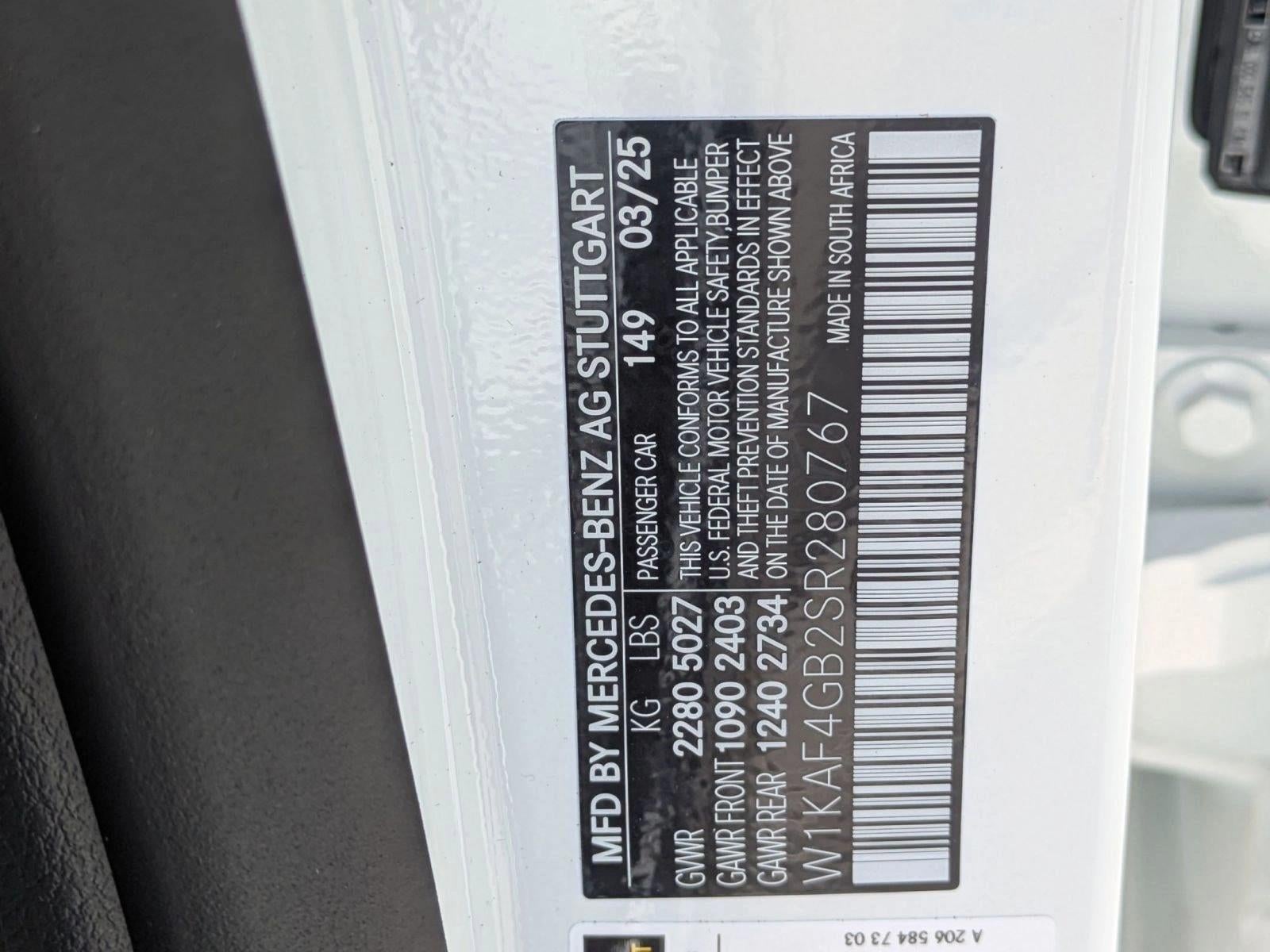 2025 Mercedes-Benz C-Class C 300 Sedan