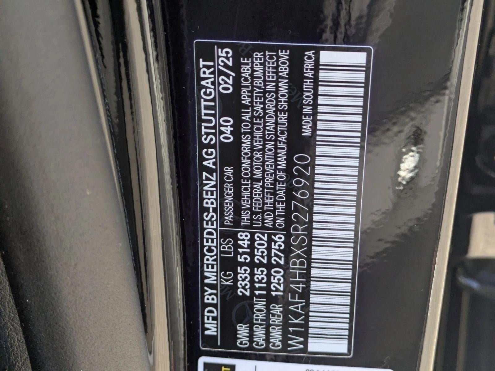 2025 Mercedes-Benz C-Class C 300 4MATIC® Sedan