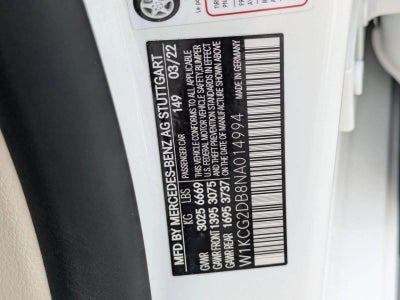 2022 Mercedes-Benz EQS EQS 450+ Sedan