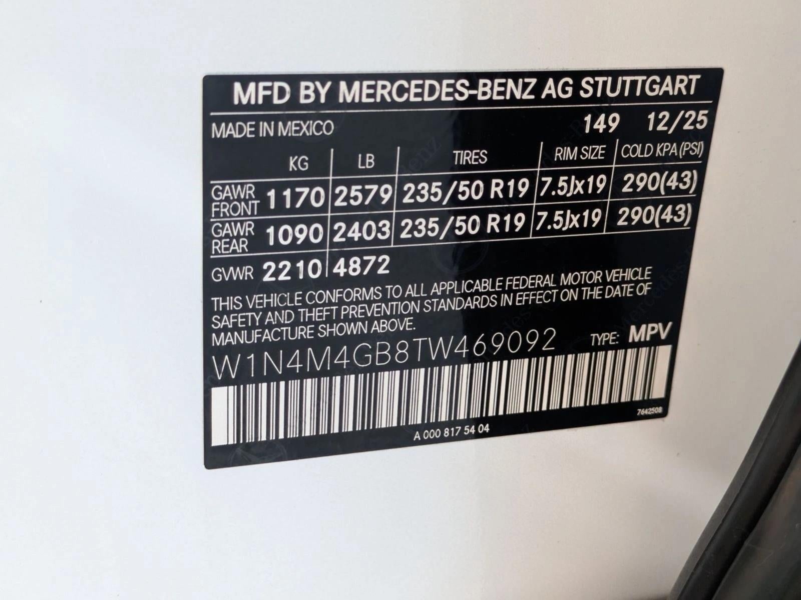 2026 Mercedes-Benz GLB GLB 250 SUV