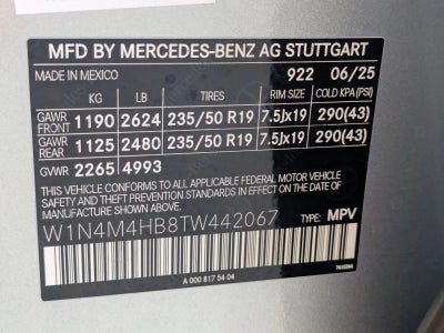 2026 Mercedes-Benz GLB GLB 250 4MATIC® SUV