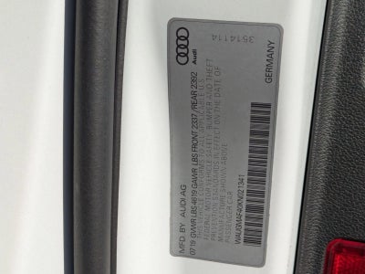 2019 Audi A4 Premium 40 TFSI