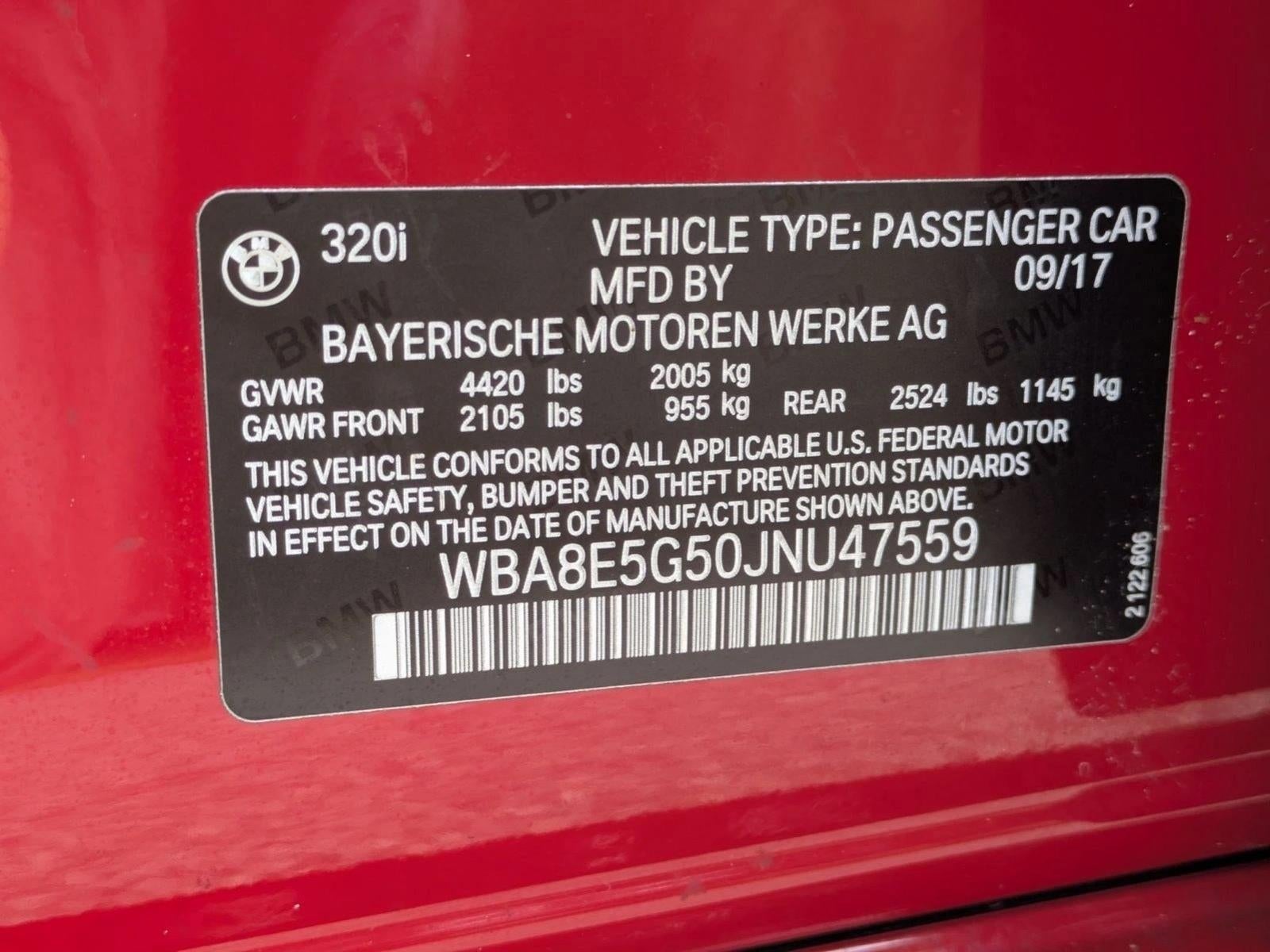 2018 BMW 320i xDrive Sedan