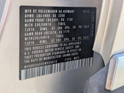 2014 Volkswagen Tiguan 4MOTION 4dr Auto R-Line