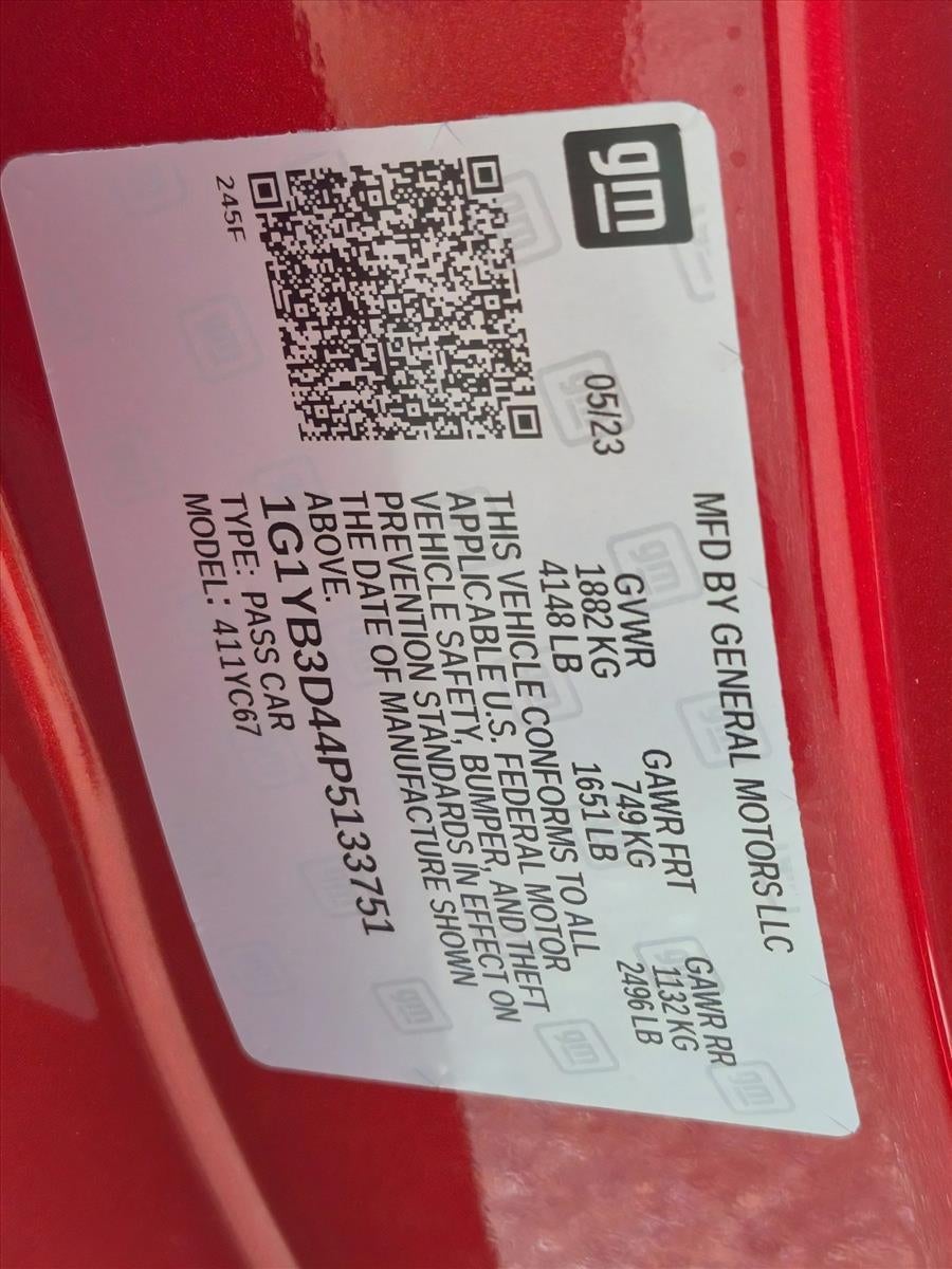 2023 Chevrolet Corvette Stingray Convertible 2LT