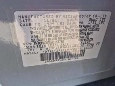 2021 Nissan Kicks SR FWD