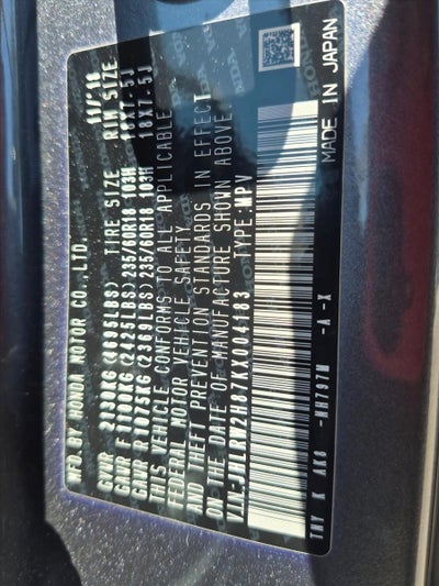 2019 Honda CR-V EX-L AWD