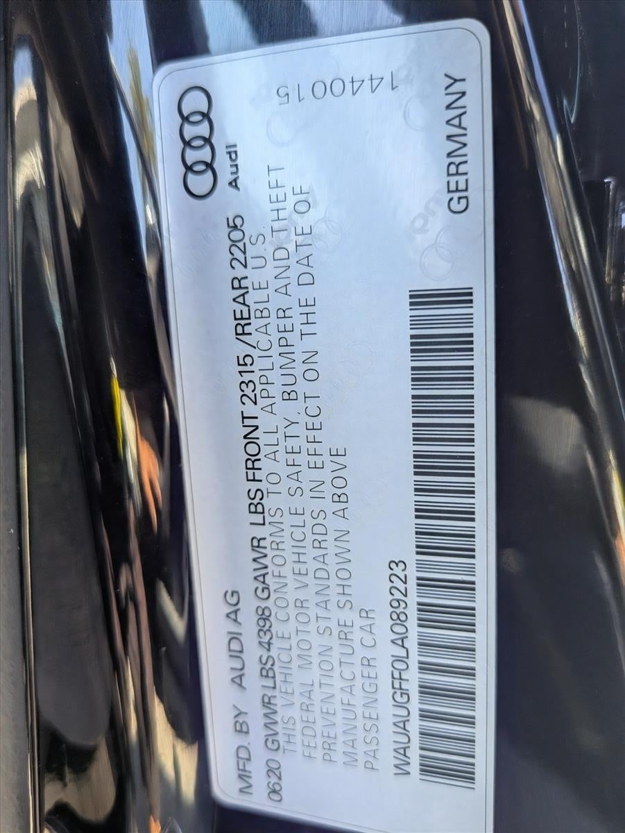 2020 Audi A3 Sedan Premium 40 TFSI