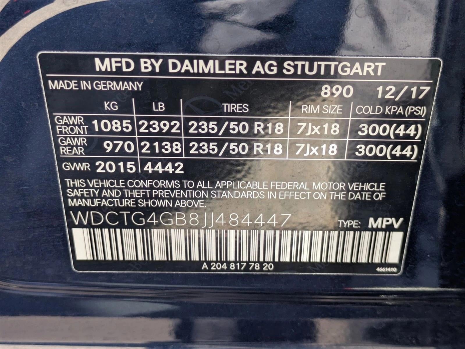 2018 Mercedes-Benz GLA GLA 250 4MATIC® SUV