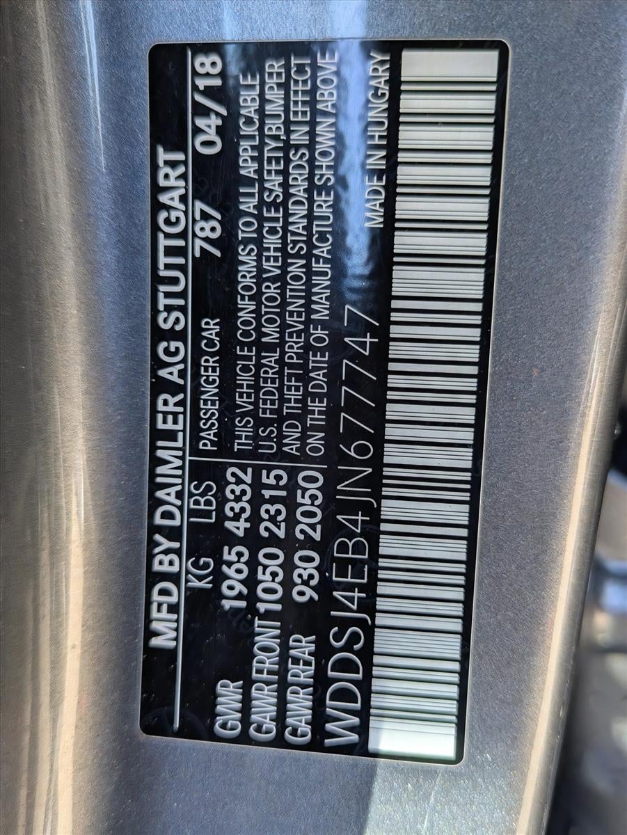 2018 Mercedes-Benz CLA CLA 250 Coupe