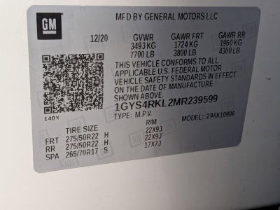 2021 Cadillac Escalade ESV 4WD Sport Platinum