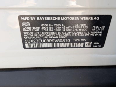 2024 BMW X5 xDrive40i Sports Activity Vehicle