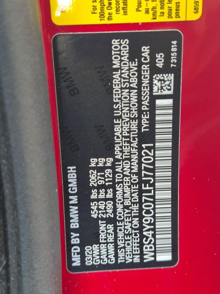 2020 BMW M4 M4 Coupe