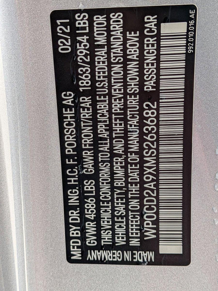 2021 Porsche 911 Turbo S Cabriolet