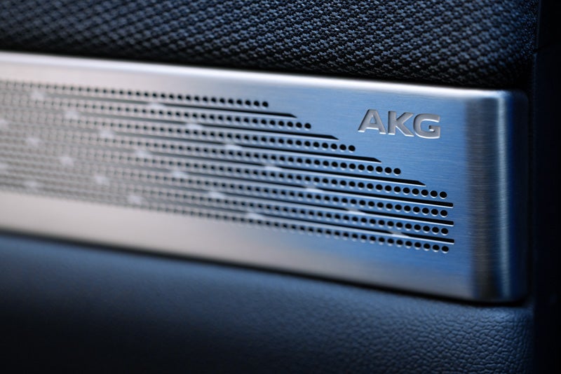 Close-up View of the AKG Studio Audio Speaker | AutoNation Cadillac West Palm Beach in West Palm Beach FL