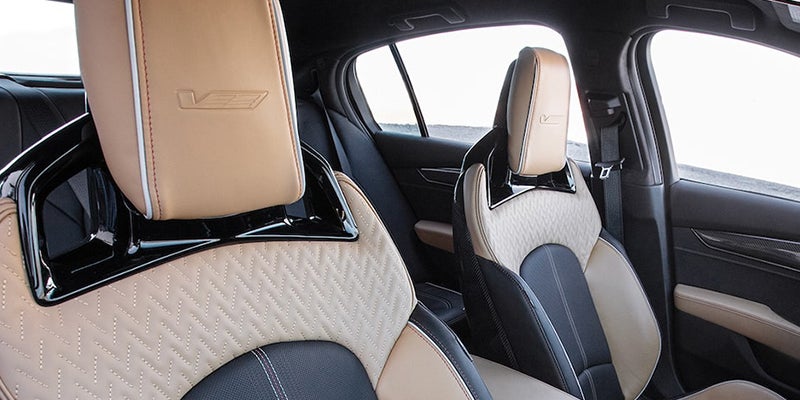 CT5-V Blackwing displays its luxurious interior seating