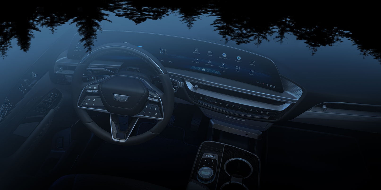 All-Electric 2023 Cadillac LYRIQ Showing Dashboard