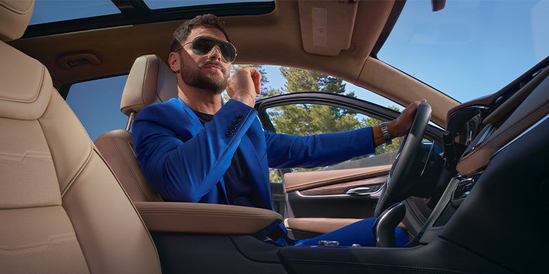 interior of Cadillac XT5