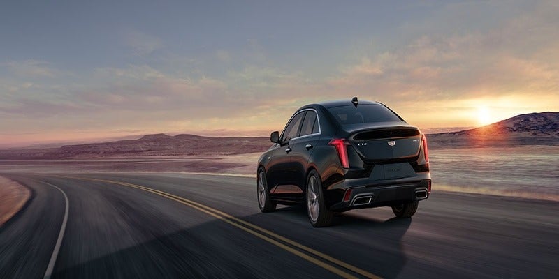 CT4 showcasing its dynamic rear view