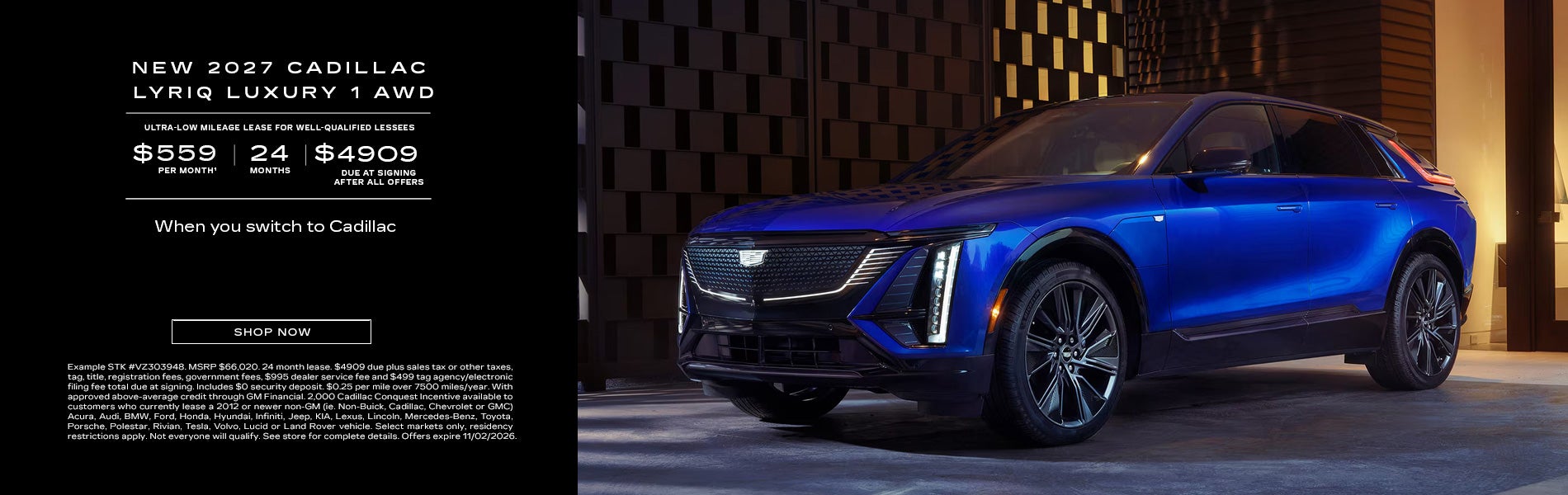 New 2027 Cadillac Lyriq Luxury 1 AWD